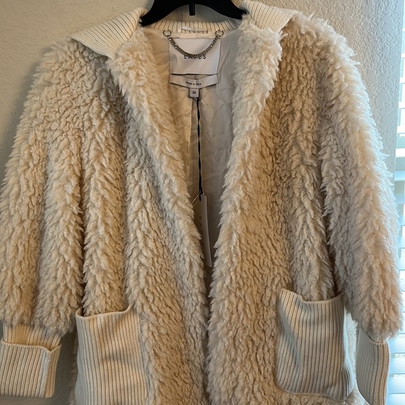 Revolve EAVES Helena Coat in Beige - Picture 3 of 7